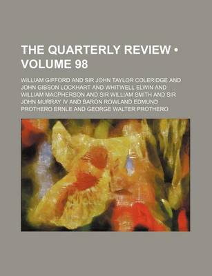 Book cover for The Quarterly Review (Volume 98)