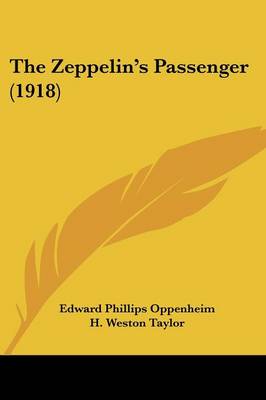 Book cover for The Zeppelin's Passenger (1918)