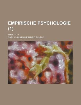 Book cover for Empirische Psychologie; Theil 1 - 5 (1 )