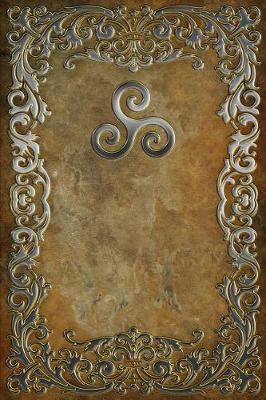 Book cover for Monogram Triskee (Neopaganism) Journal