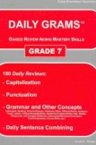 Cover of Daily Grams Guided Review Aiding Mastery Skills