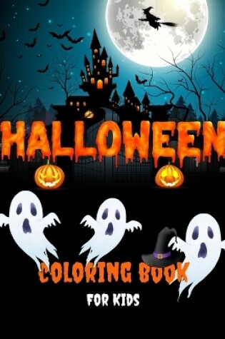 Cover of Halloween Coloring Book For Kids