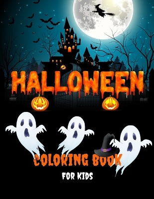 Book cover for Halloween Coloring Book For Kids