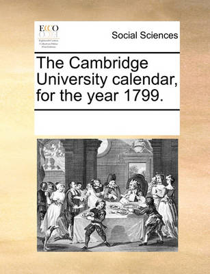 Cover of The Cambridge University calendar, for the year 1799.