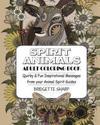 Book cover for Spirit Animals Adult Coloring Book