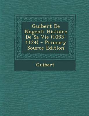 Book cover for Guibert de Nogent