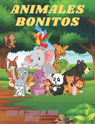 Cover of ANIMALES BONITOS - Libro De Colorear Para Ninos