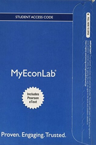 Cover of Mylab Economics with Pearson Etext -- Access Card -- For Economics Today