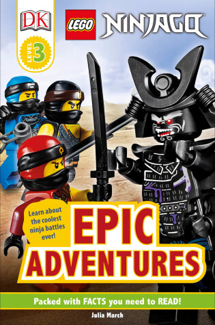 Cover of DK Readers Level 3: LEGO NINJAGO: Epic Adventures