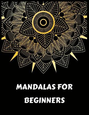 Book cover for mandalas for beginner