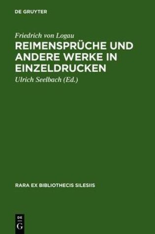 Cover of Reimenspruche Und Andere Werke in Einzeldrucken