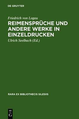 Book cover for Reimenspruche Und Andere Werke in Einzeldrucken