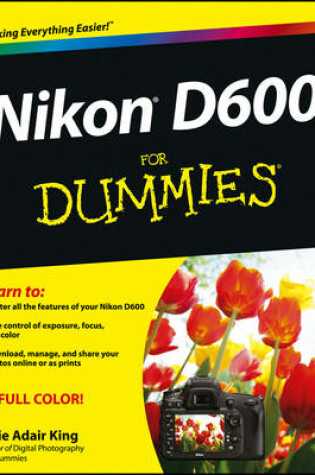 Cover of Nikon D600 For Dummies