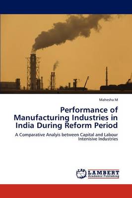 Book cover for Performance of Manufacturing Industries in India During Reform Period