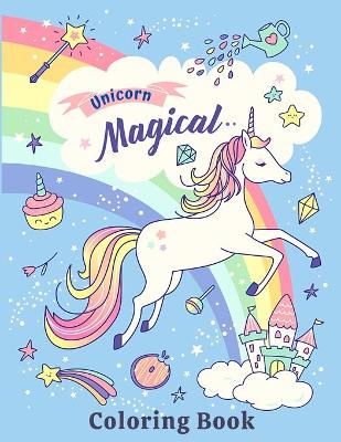 Book cover for Unicorn Magical Coloring Book