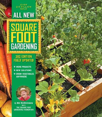 Book cover for All New Square Foot Gardening, 3rd Edition, Fully Updated