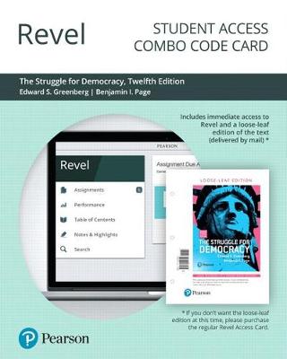 Book cover for Revel for the Struggle for Democracy, 2016 Presidential Election Edition -- Combo Access Card