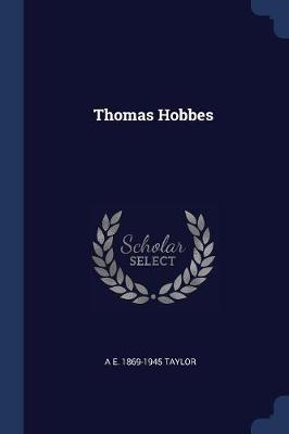 Book cover for Thomas Hobbes