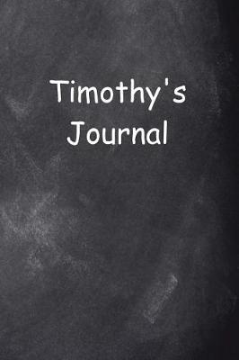 Cover of Timothy Personalized Name Journal Custom Name Gift Idea Timothy