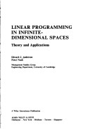 Cover of Linear Programming in Infinite Dimensional Spaces