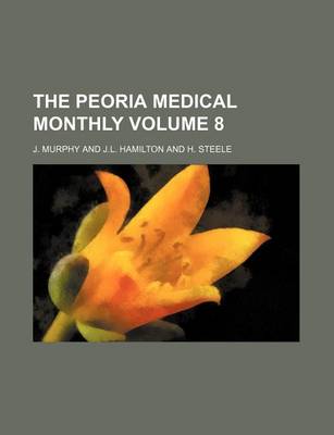 Book cover for The Peoria Medical Monthly Volume 8