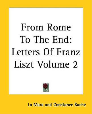 Book cover for From Rome to the End