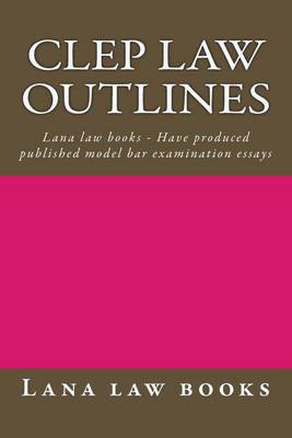 Book cover for CLEP Law Outlines