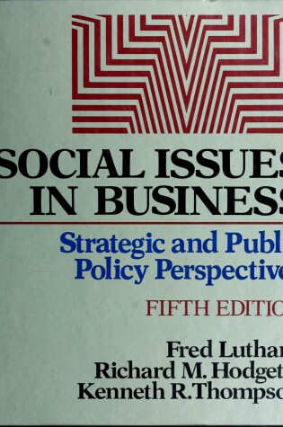 Cover of Social Issues in Business