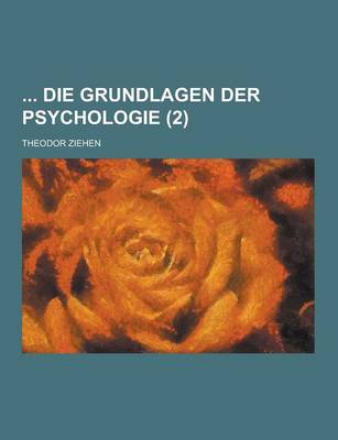 Book cover for Die Grundlagen Der Psychologie (2)