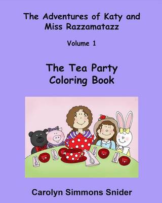 Book cover for The Tea Party Coloring Book