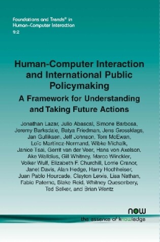 Cover of Human-Computer Interaction and International Public Policymaking