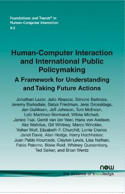 Book cover for Human-Computer Interaction and International Public Policymaking