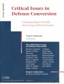 Book cover for Critical Issues In Defense Conversion