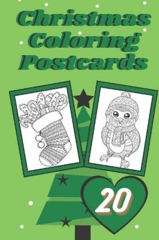 Cover of Christmas Coloring Postcard