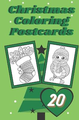 Book cover for Christmas Coloring Postcard