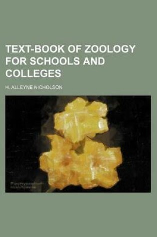 Cover of Text-Book of Zoology for Schools and Colleges