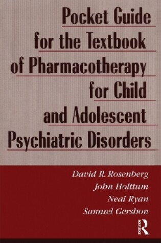 Cover of Pocket Guide For Textbook Of Pharmocotherapy