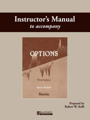 Book cover for Instructor's Manual to Accompany "Options"