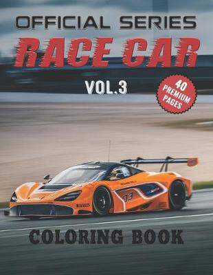 Cover of Race Car Coloring Book Vol3