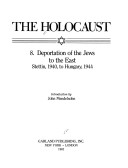 Book cover for Deportation of Jews to the Eas