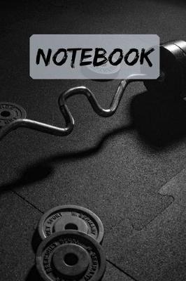 Book cover for Notebook Gym Dumbbells Notepad Journal Diary