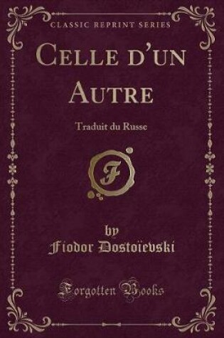 Cover of Celle d'Un Autre