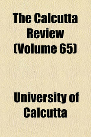 Cover of The Calcutta Review (Volume 65)