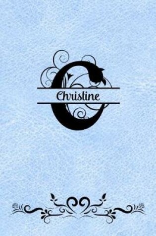 Cover of Split Letter Personalized Journal - Christine