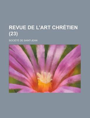 Book cover for Revue de L'Art Chretien (23)