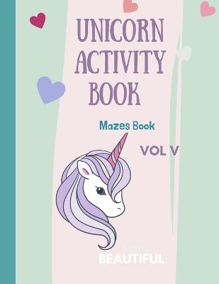 Book cover for Mazes Unicorn for Kids