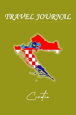 Book cover for Travel Journal - Croatia - 50 Half Blank Pages -