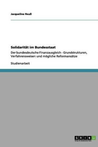 Cover of Solidaritat im Bundesstaat