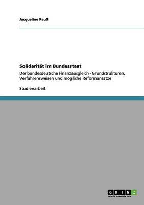 Book cover for Solidaritat im Bundesstaat