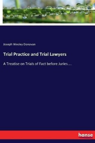 Cover of Trial Practice and Trial Lawyers